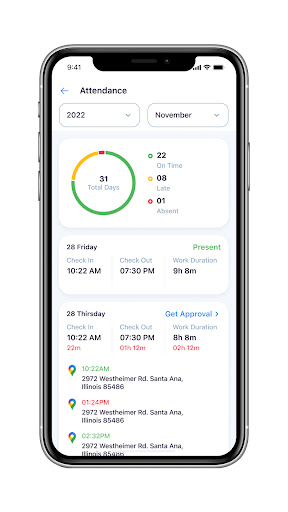 Employee Self Service(ERPNext) Screen 3