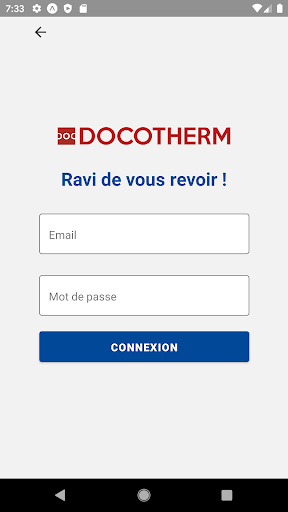 Android application DOCOTHERM screenshort
