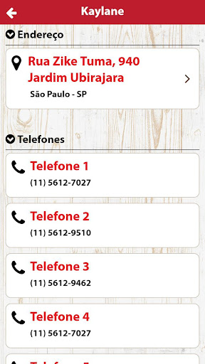 Kaylane Pizzaria Screen 3