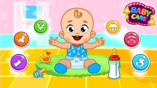 Android application Baby Care, dress up kids Games screenshort
