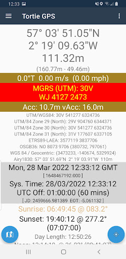 Tortie GPS Screen 2