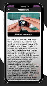 smartwatch H11 Ultra Guide