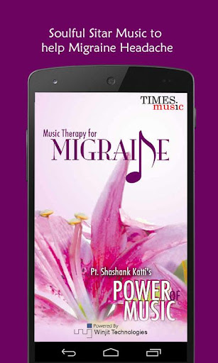 Android application Music to Beat Migraines screenshort