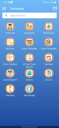 Android application Christ International School screenshort