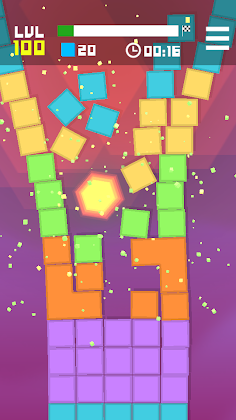 Hexagon Tower Balance Blocks - Screenshot 3