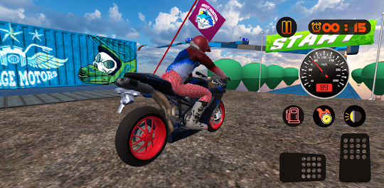 spider bike stunt 3D