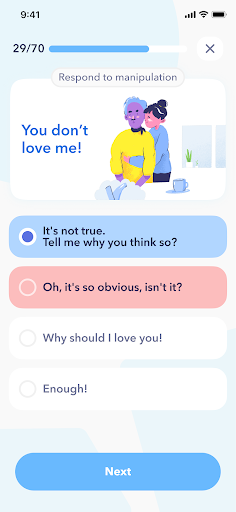 Breeze: mental health screenshot