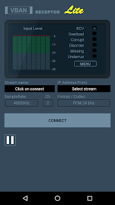 Captura de Pantalla 1 VBAN Receptor Lite android