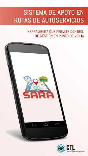 Android application SARA CTL screenshort