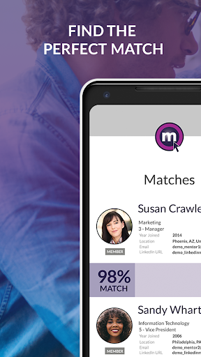 Android application MentorcliQ screenshort