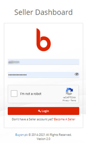 Buyon.pk Seller Dashboard App
