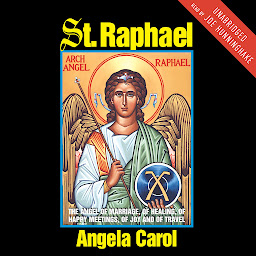 Icon image St. Raphael: Angel of Marriage, Healing, Happy Meetings, Joy and Travel