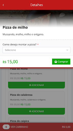 Pizza para você Screen 3