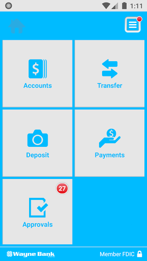 Wayne Bank Business Screen 3