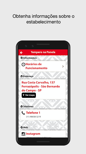 Tempero na Panela Delivery Screen 3