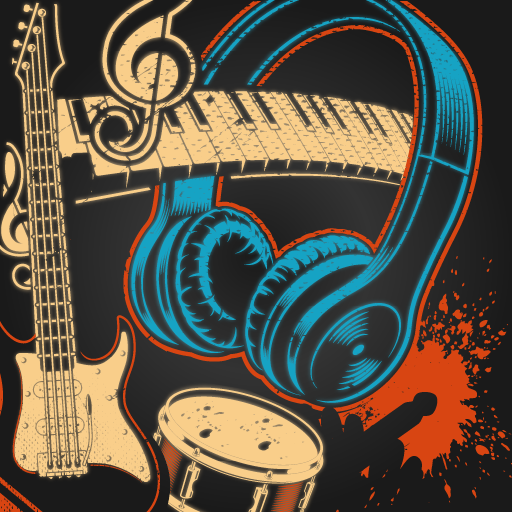 Drum Pad: Down Beat Multitrack Logo