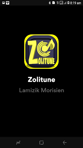 Android application Zolitune screenshort