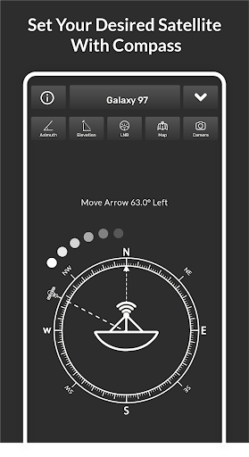 Android application Satellite Finder AR Dish Align screenshort