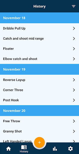 Shot Logger Screen 2