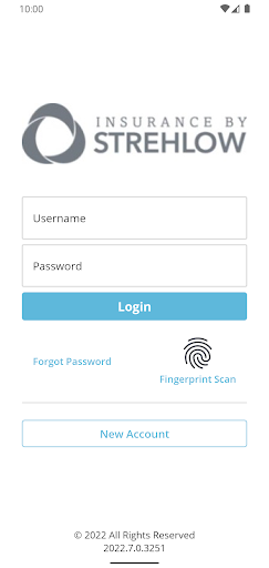 Android application Insurance by Strehlow Online screenshort