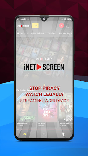 Android application iNETSCREEN screenshort
