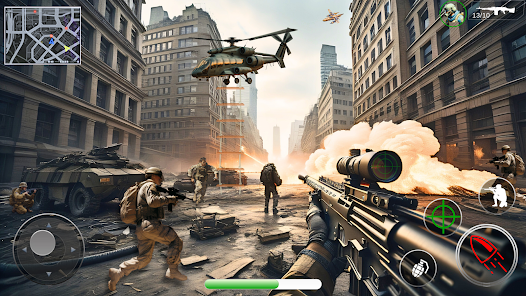 Combate com armas reais: Moderno jogo de tiro de comando  FPS::Appstore for Android