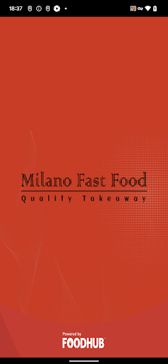 Android application Milano Fast Food screenshort