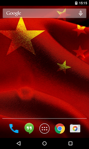 Android application Flag of China Live Wallpaper screenshort