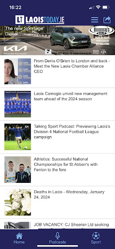 Laois Today Screen 2