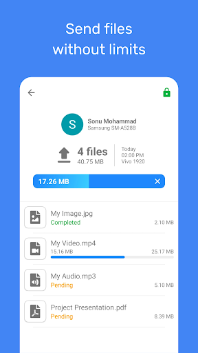 FileShare - Online Sharing Screen 2