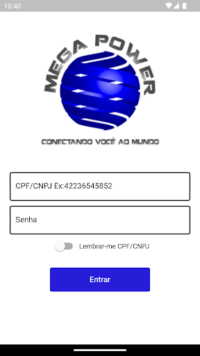 Android application Mega Power screenshort