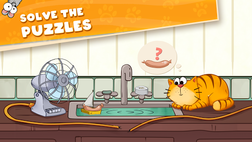 Puzzle with Cat: Brain Puzzles & Tricky Riddles  screenshots 1