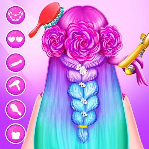 Hot Braid Hairdresser HD Jogos de cabeleireiro jogos de vestir para meninas,  android, jogo, moda png