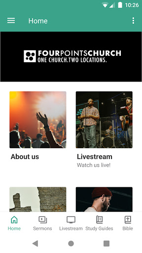 Android application Four Points Church screenshort