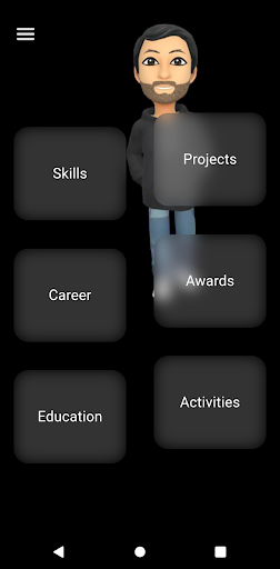 Android application About Me - CS screenshort