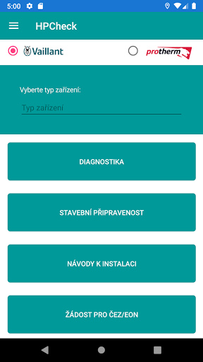 Android application HPCheck screenshort