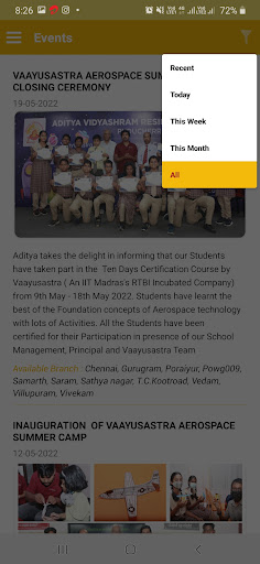 Aditya Vidyashram Screen 2