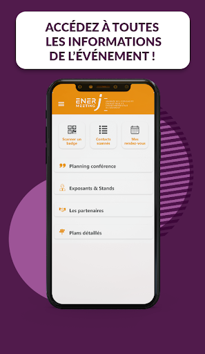 Android application EnerJ-Meeting - Lyon screenshort