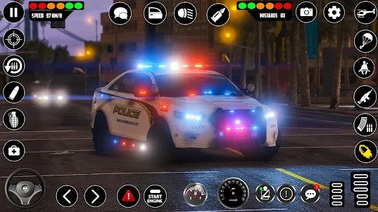 UK Police Car Driving Cop Duty
