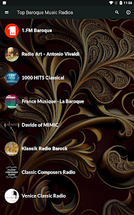 Baroque Radios Live Screenshot