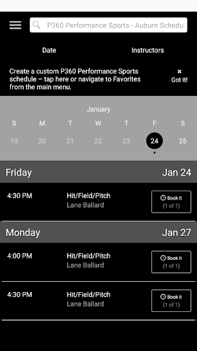 P360 Performance Sports Screenshot 3 - AppWisp.com
