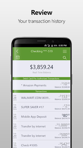 GCB Mobile Bank Screen 3