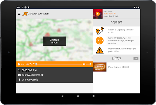 Dopravný servis Rádia Expres Screen 3