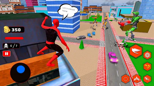 Vice Town Rope Spider Games 3D