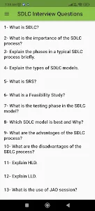 SDLC Interview Questions