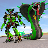 Snake Robot Car Transforming Game Robot War Games icon