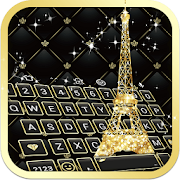 Gold Paris - Emoji Keyboard Skin  Icon