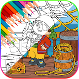 Coloring Book Pirate Kids icon