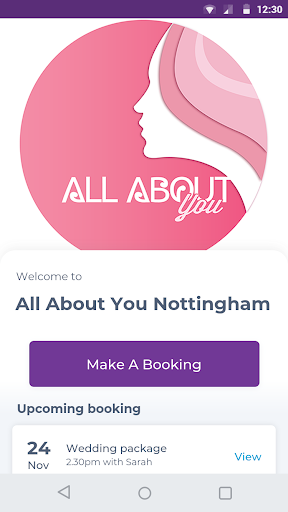 Android application All About You Nottingham screenshort