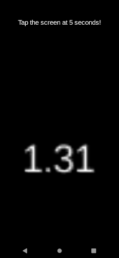 Android application Stop the Timer screenshort